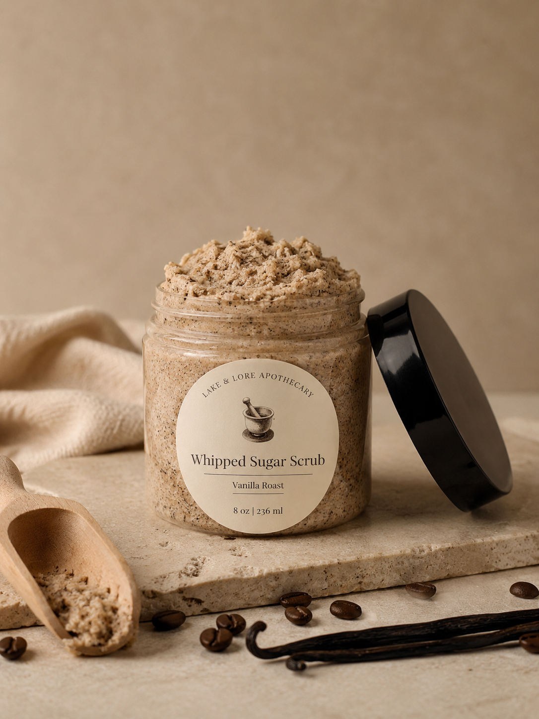 Vanilla Roast Whipped Sugar Scrub