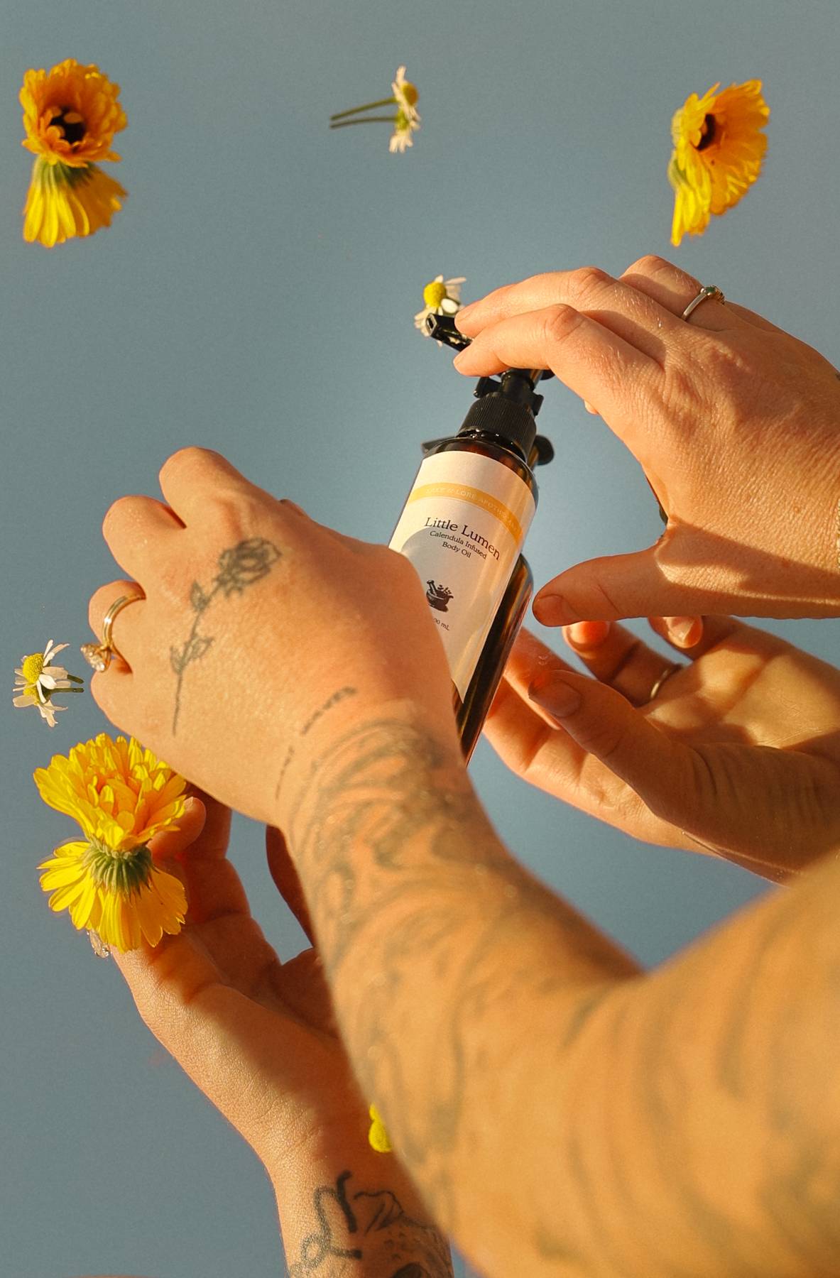 Little Lumen Calendula Infused Body Oil